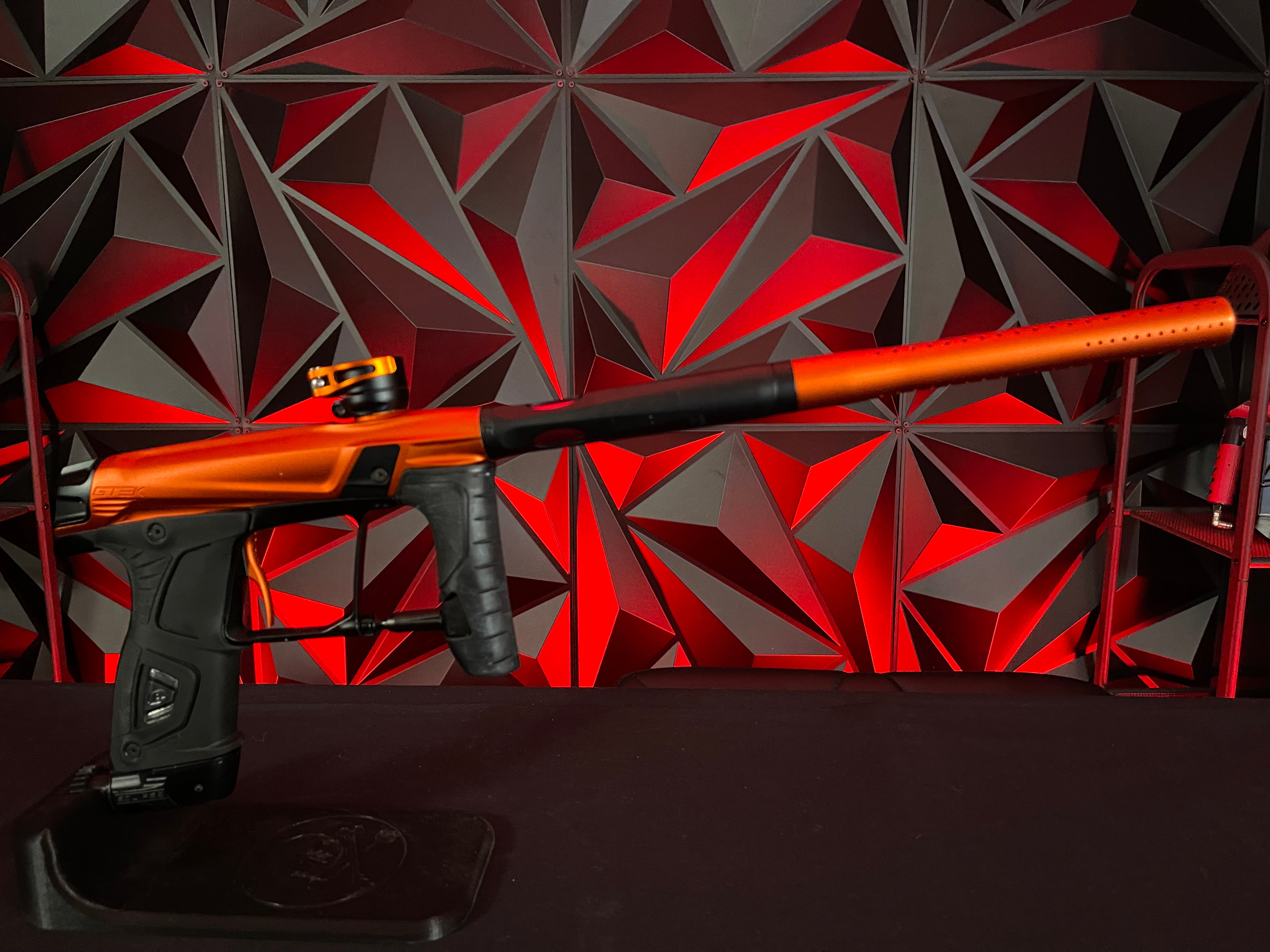 Used Planet Eclipse Gtek 160r Paintball Gun - Orange/Black