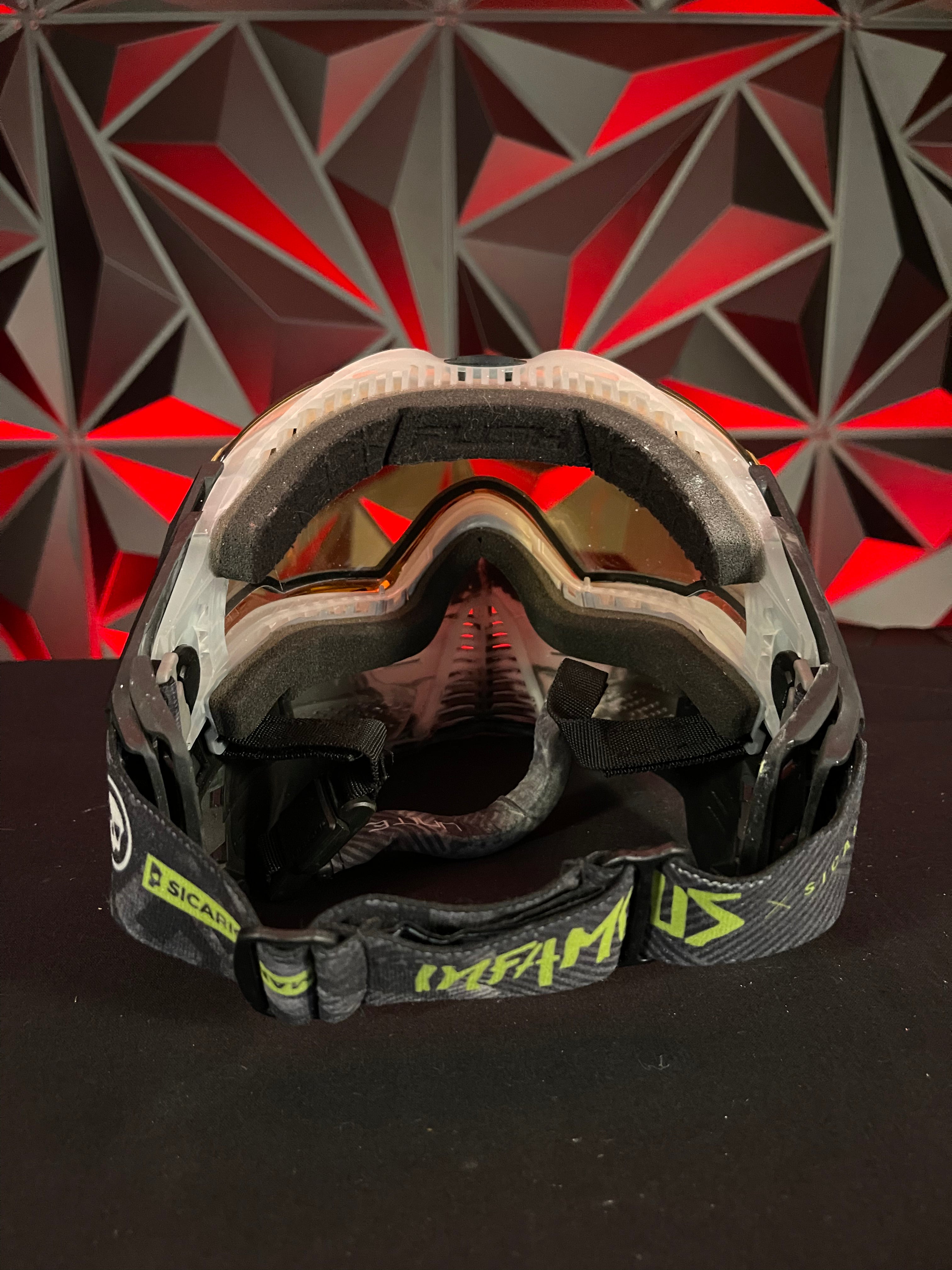Used Push Unite Paintball Mask LE Infamous Ghost Skull Punishers
