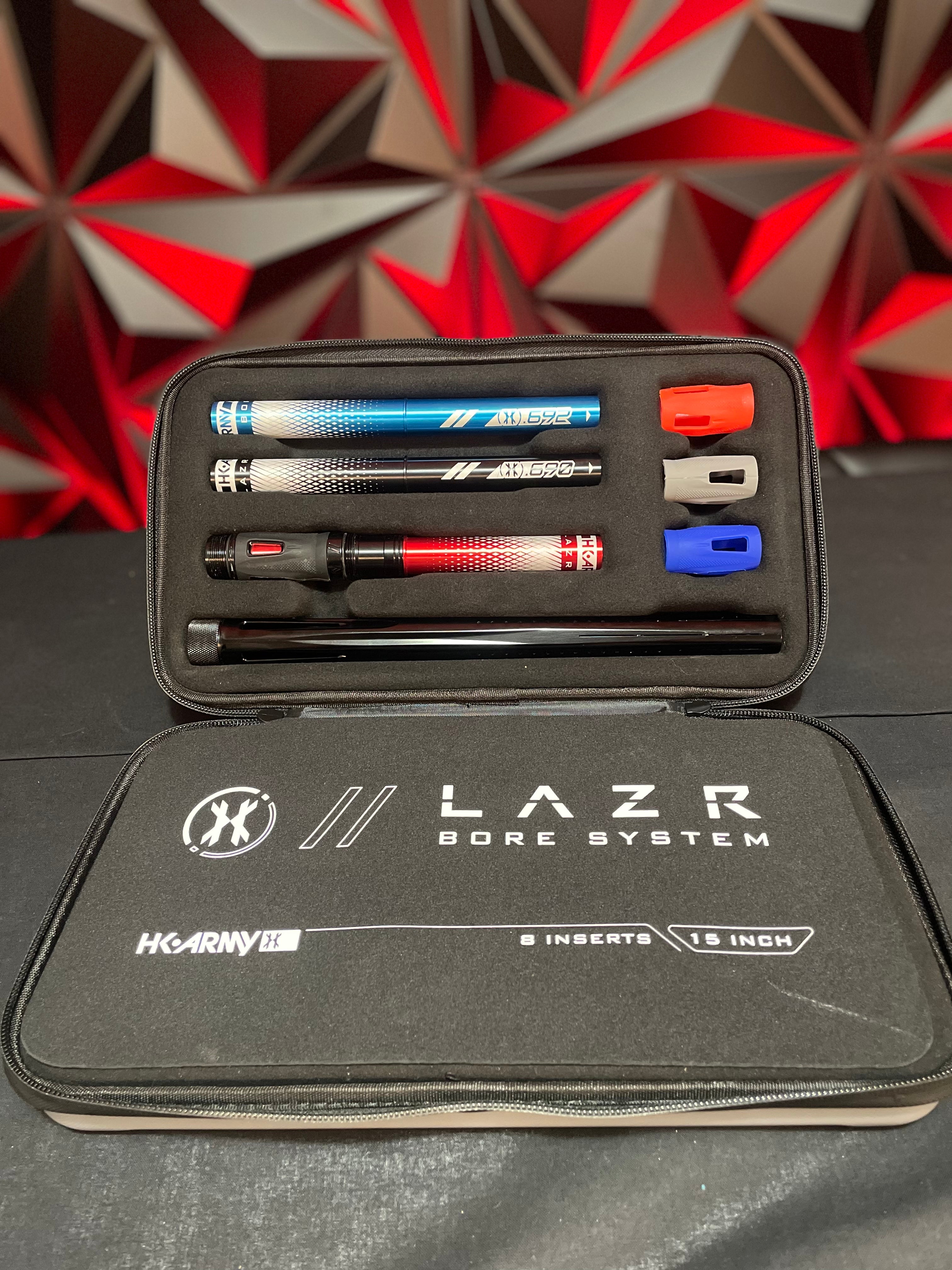 Used HK Army LAZR Barrel Kit AC Threaded - Polished Black - Colored Inserts