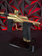 Used Planet Eclipse LV2 Paintball Gun - Gold/Gold w/Infamous Deuce Trigger, Bluetooth Module, Extra Bolt