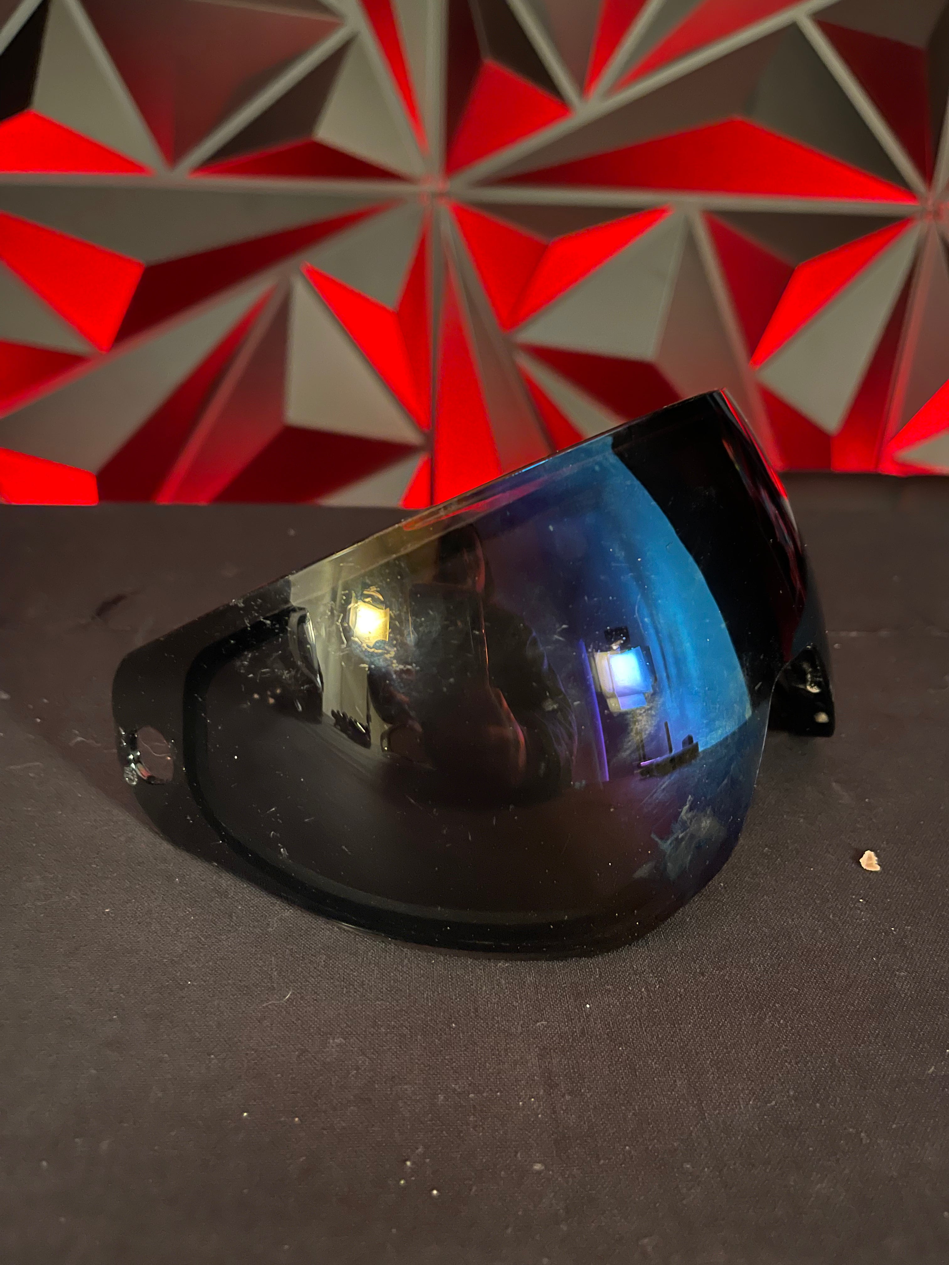 Used HK Army KLR Paintball Mask Black/White 2 additional lens, Sof