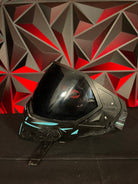 Used Empire EVS Paintball Mask- Black/Teal w/ Soft Goggle Bag