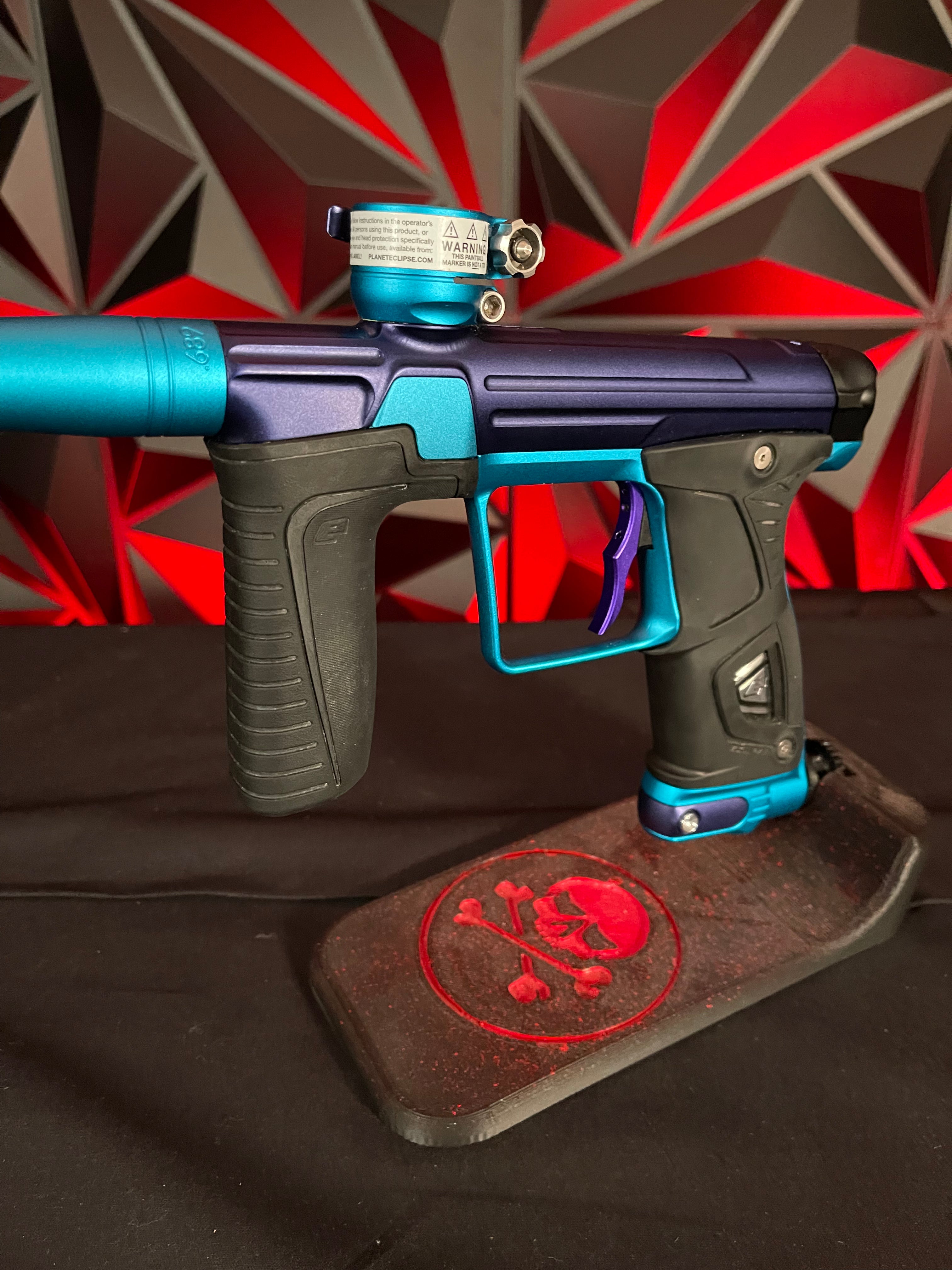 Used Planet Eclipse Gtek 170R Paintball Gun - Navy/Teal