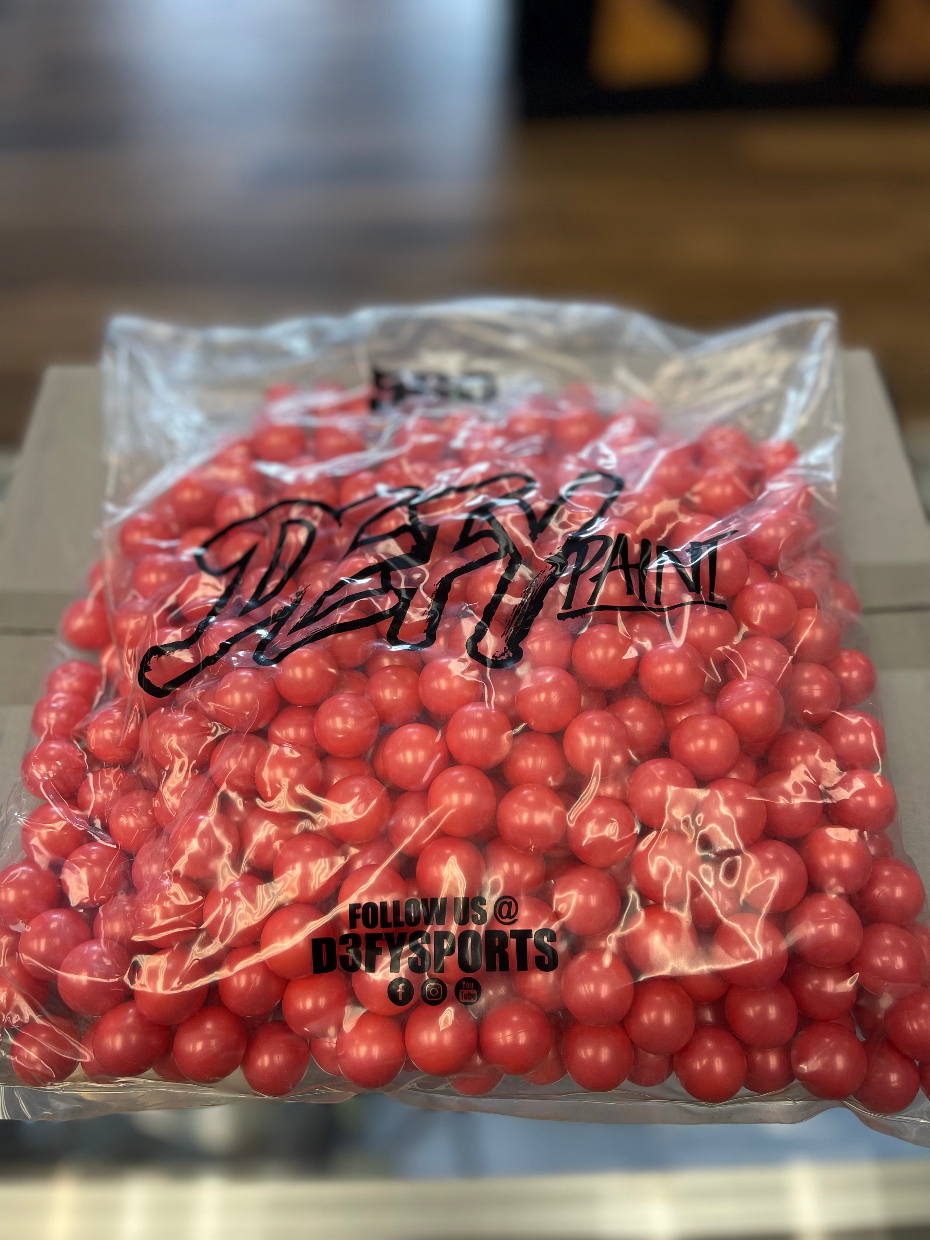 Defy Reliant Paintballs 0.68 Caliber 2000 Count NonMetallic Pin