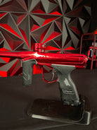 Used Dye DSR+ Paintball Gun - Polished Red w/Dark Grey Dust Accents