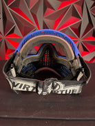 Used Virtue Vio Ascend Paintball Mask - Black/Blue w/Soft Goggle Bag