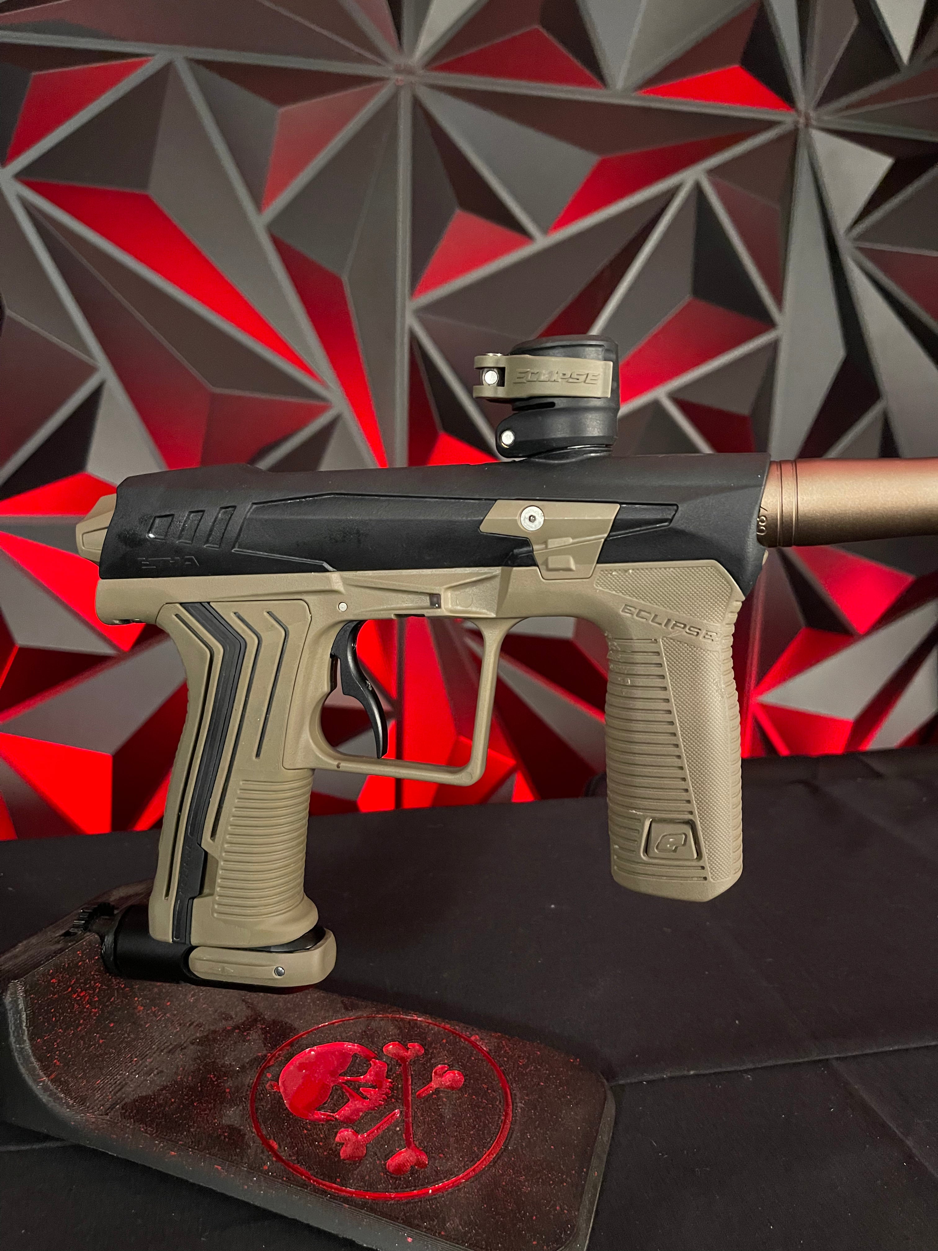 Used Eclipse Etha 2 Paintball Gun Black/Earth Punishers