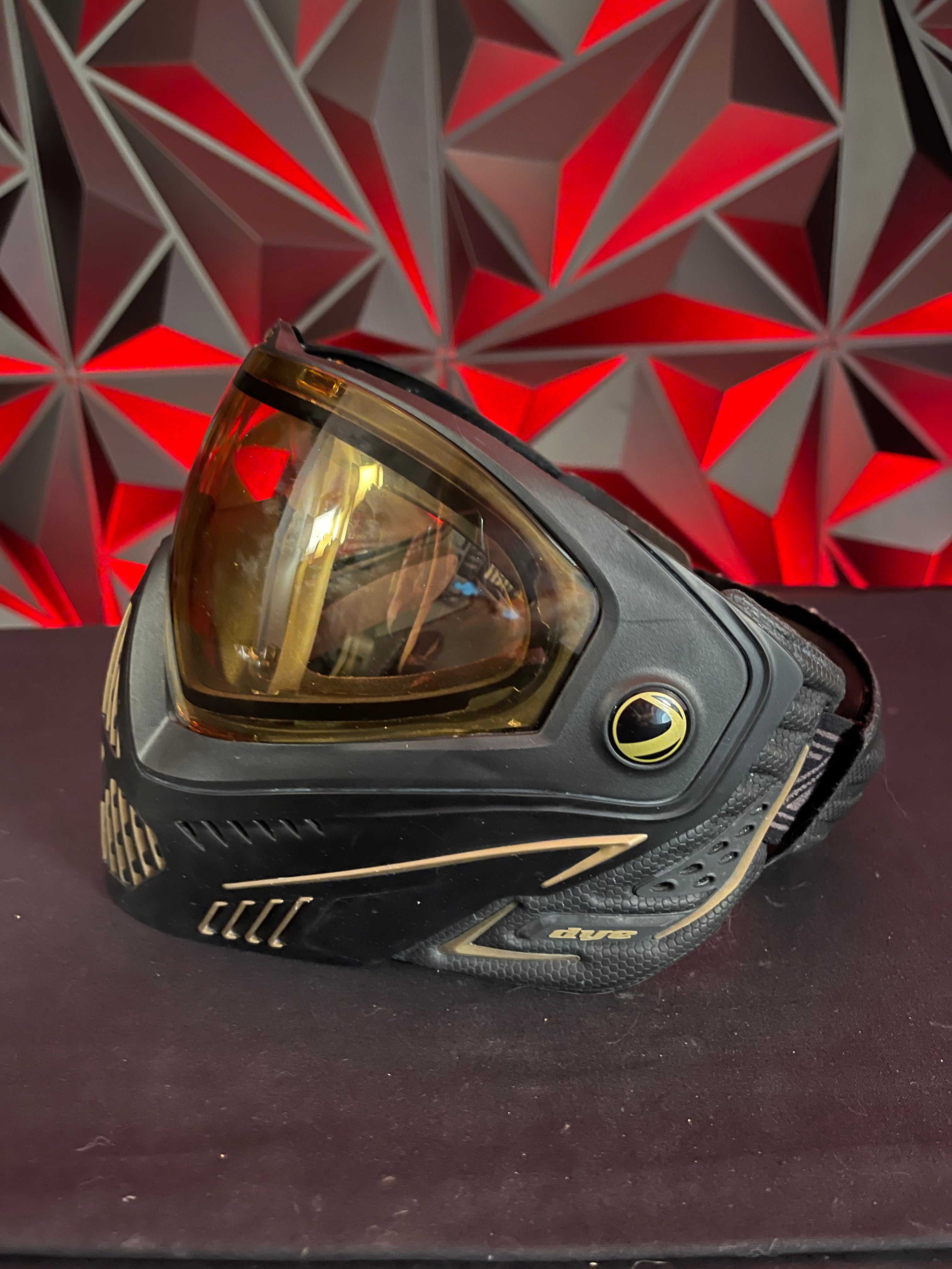 Used Dye I5 Paintball Goggle - Onyx Gold