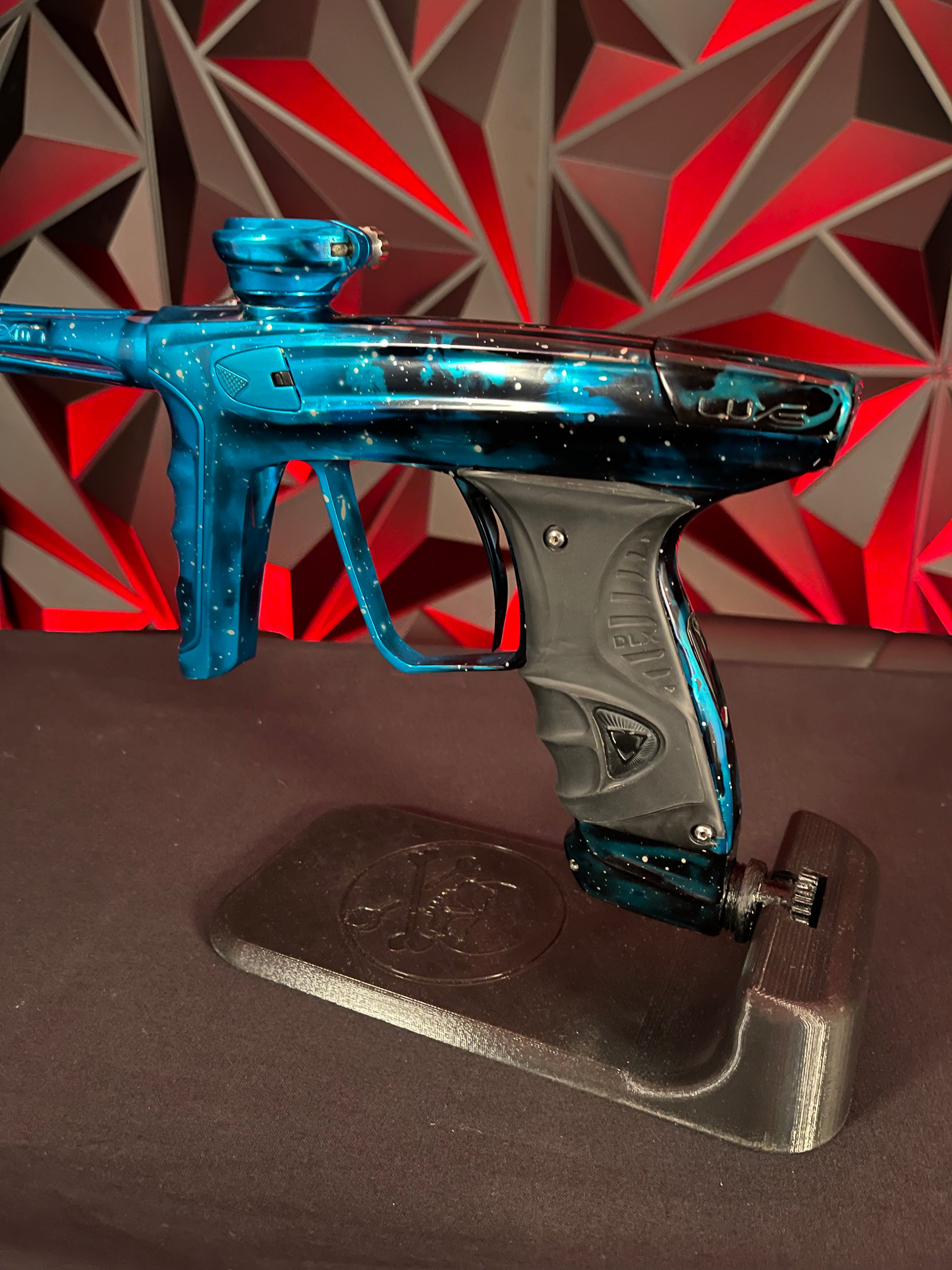 Used DLX Luxe X Paintball Gun - LE Gloss Blue Galaxy