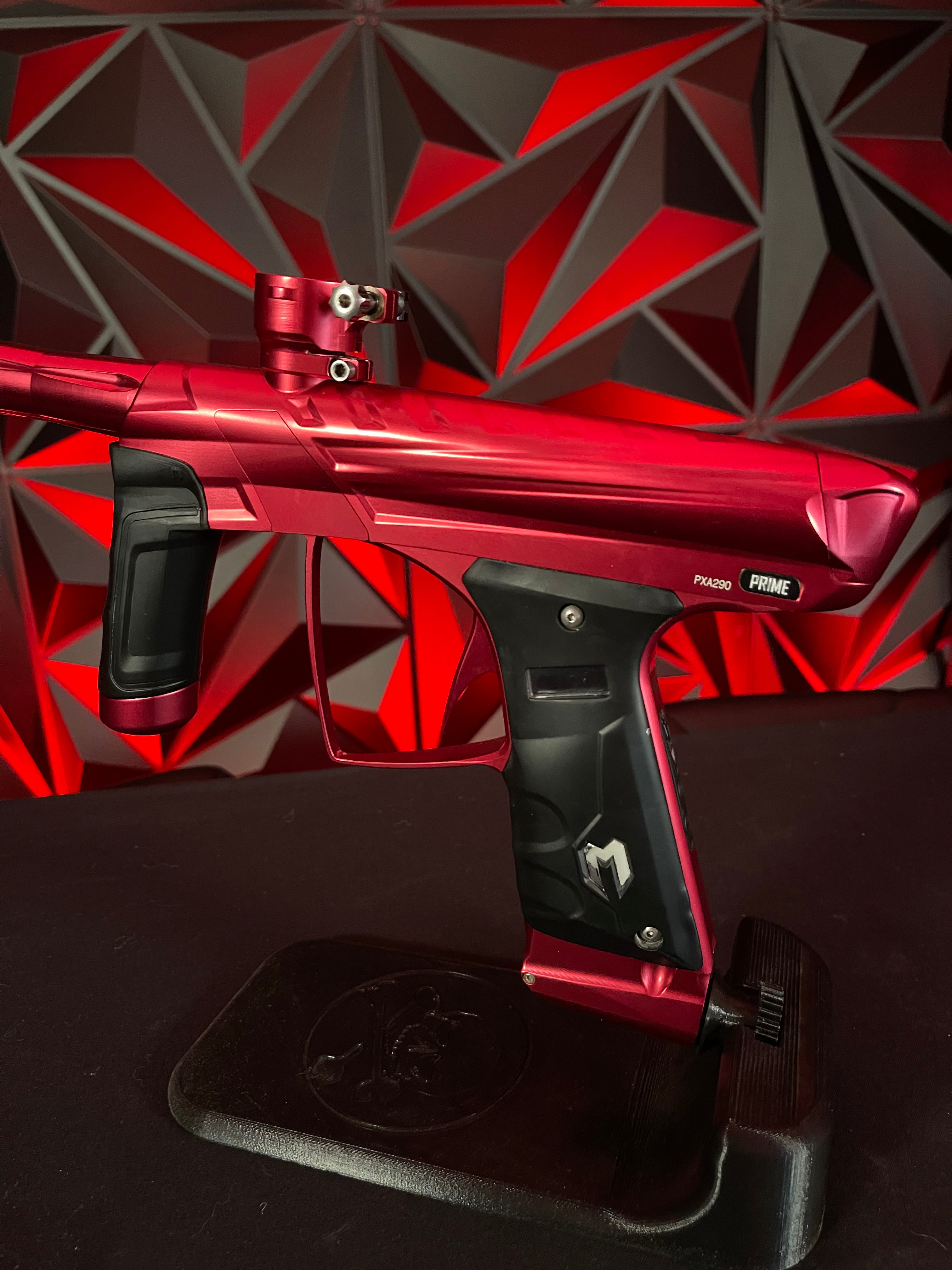 Used MacDev Prime XTS Paintball Gun - Gloss Red w/2 Shift 3 Inserts ...