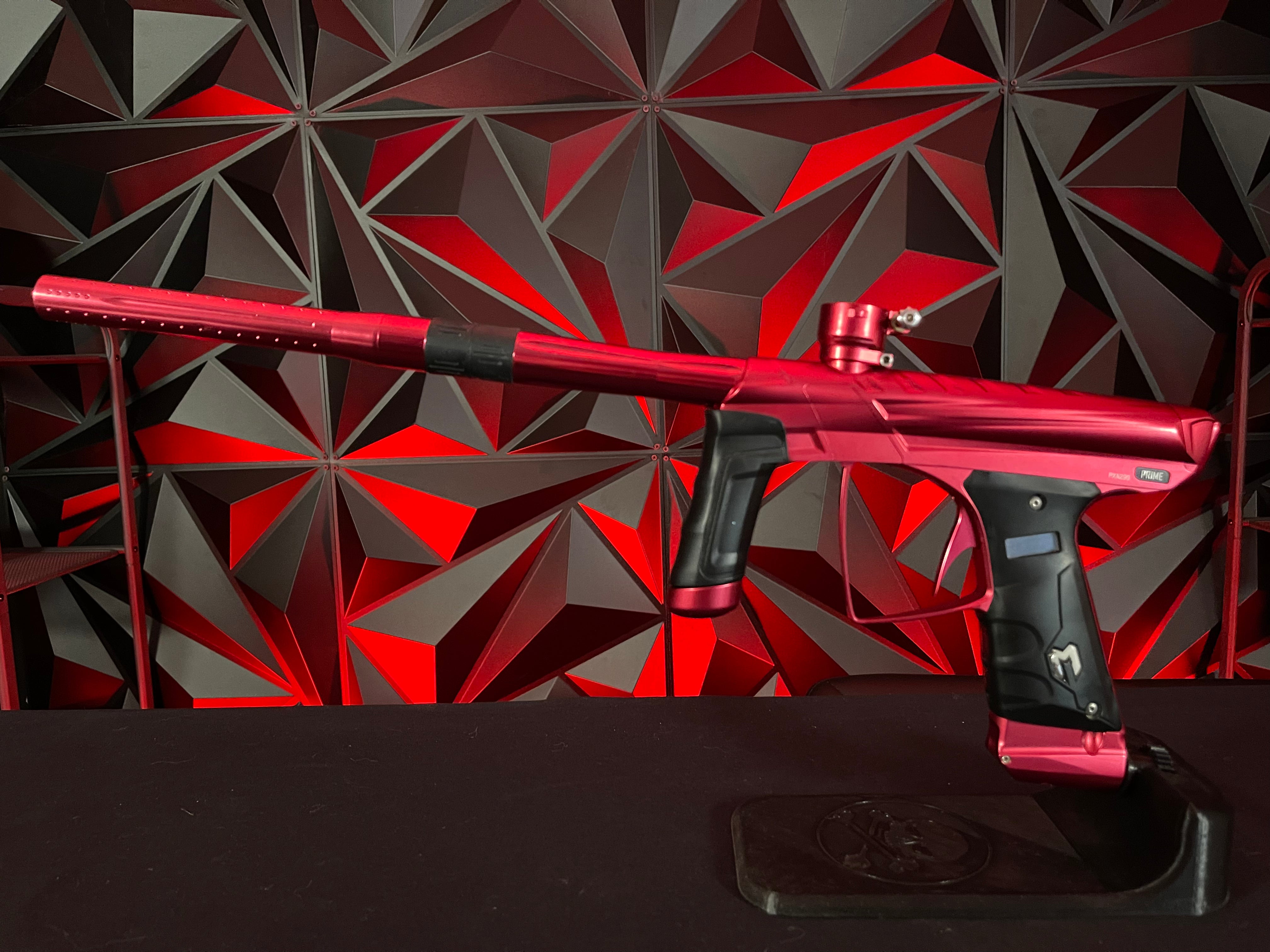 Used MacDev Prime XTS Paintball Gun - Gloss Red w/2 Shift 3 Inserts ...