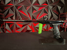 Used Shocker Amp Paintball Gun - Dust Black w/ Lime Exalt Grip