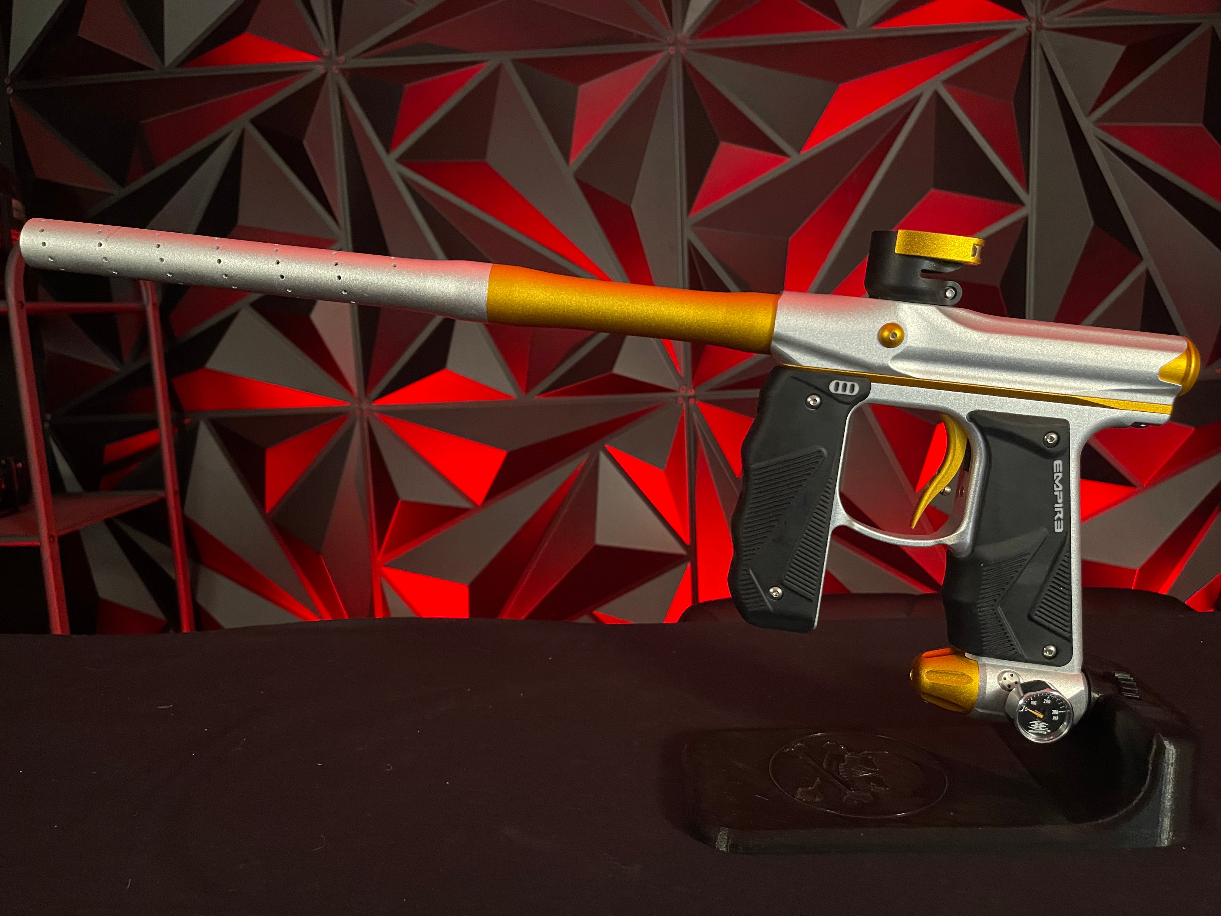 Used Empire Mini GS Paintball Gun - Dust Silver / Gold – Punishers ...