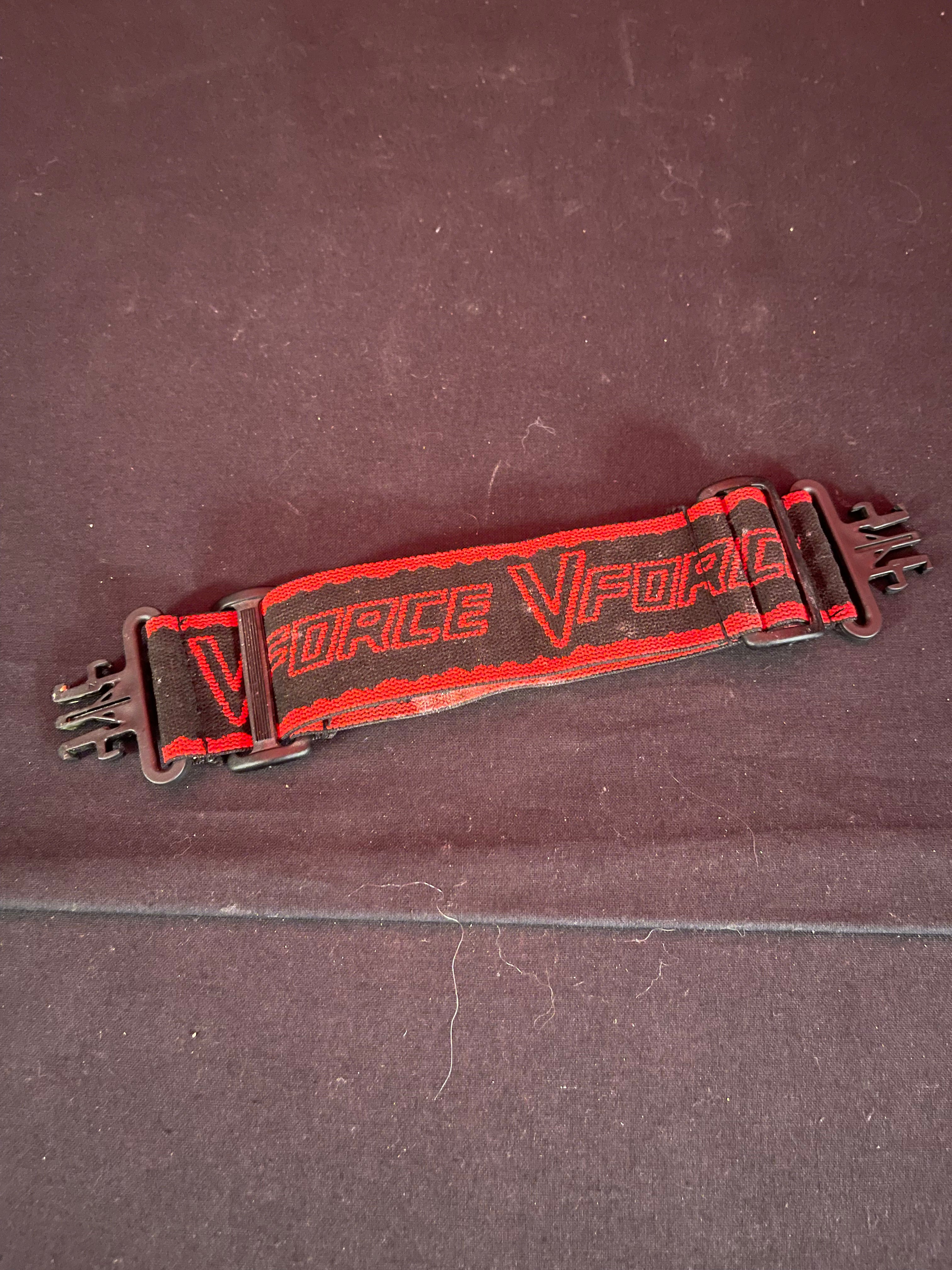 Used V-Force Paintball Back Strap - Black/Red