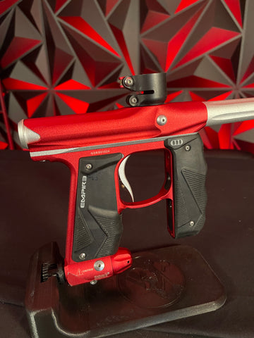 Used Empire Mini GS Paintball Gun - Dust Red/Silver