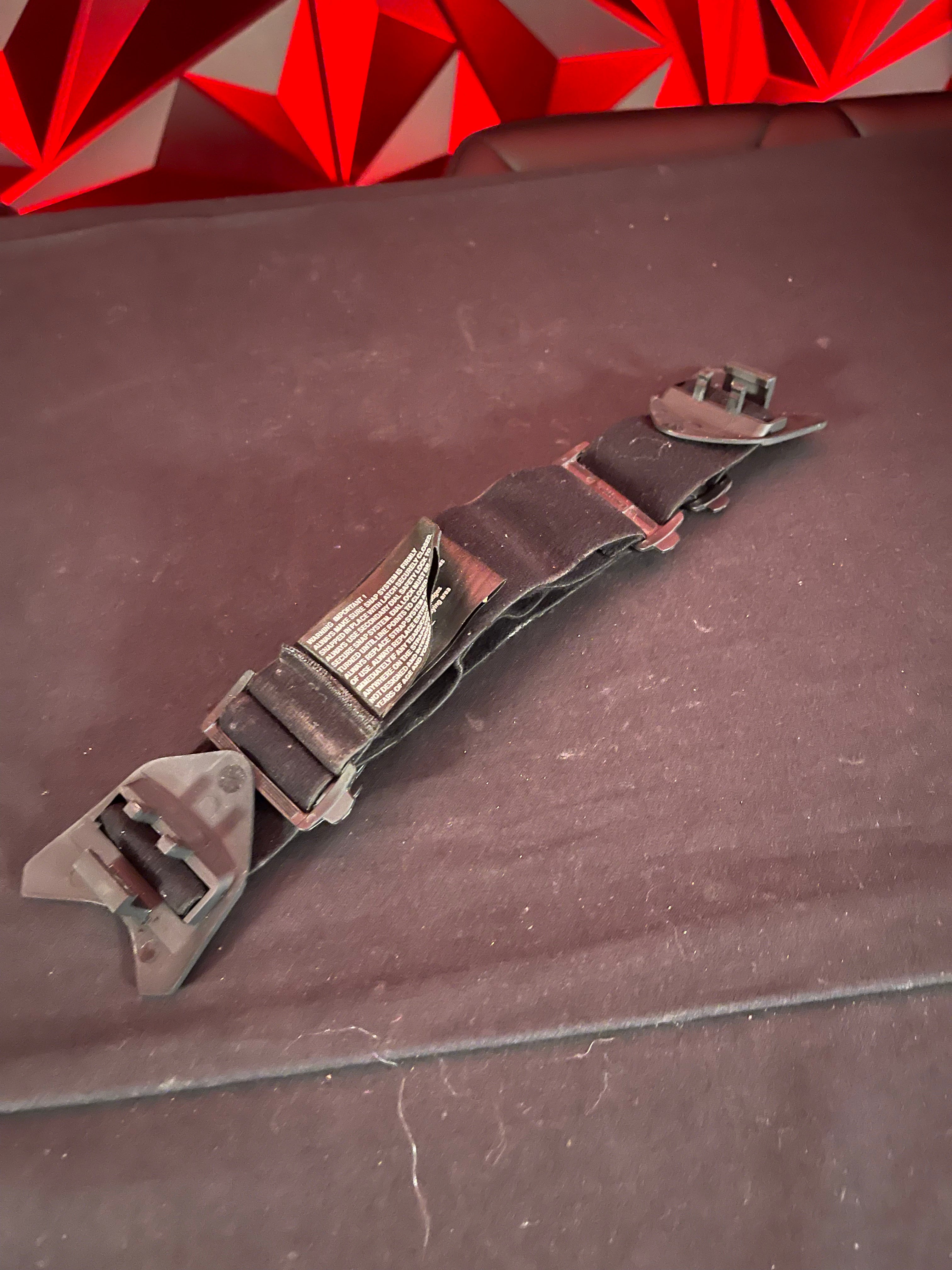 Used Valken Paintball Back Strap - Black/Grey