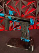 Used Planet Eclipse Gtek 170R Paintball Marker - Black/Blue w/ Infamous Deuce Trigger