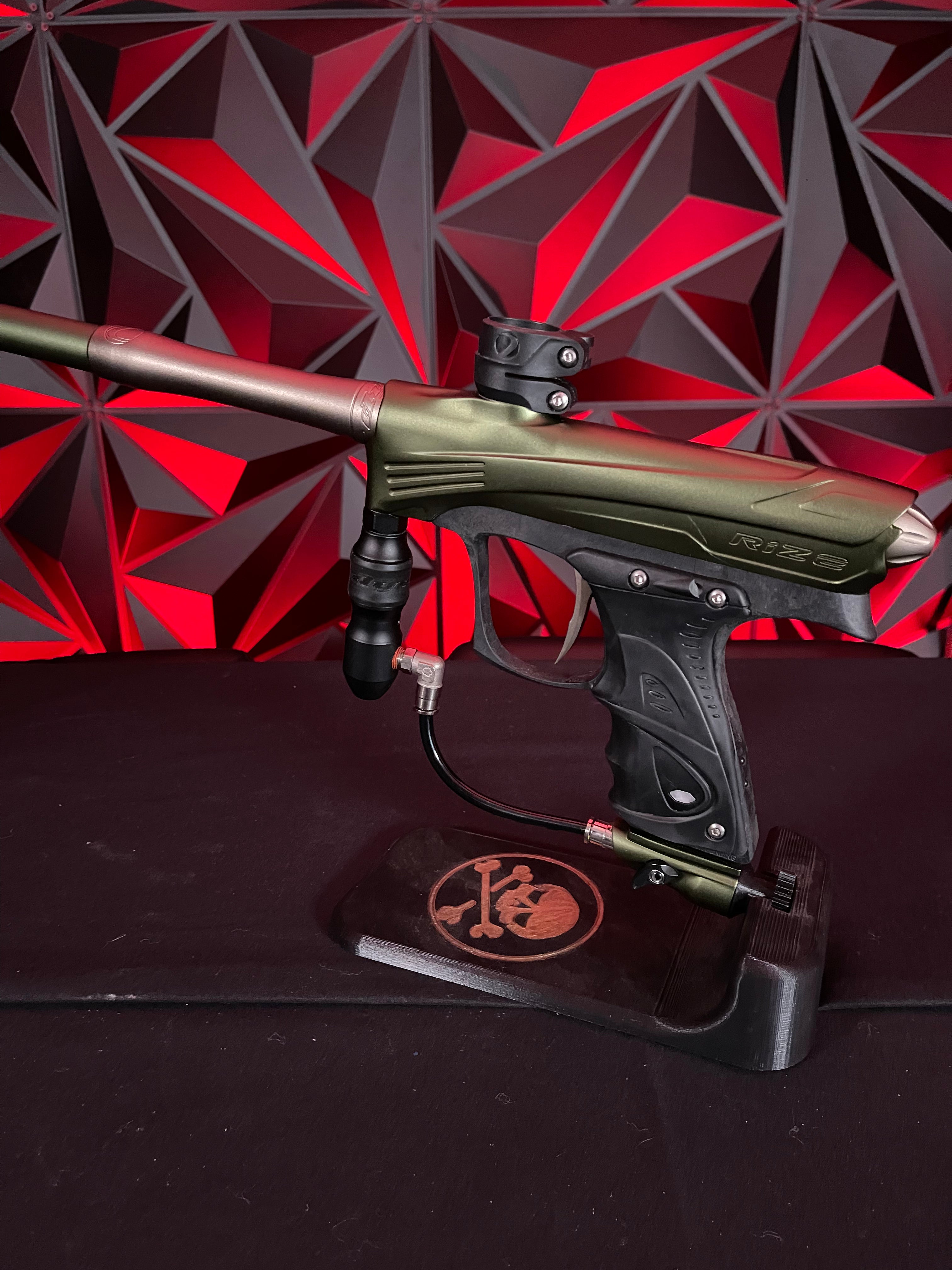 Step Paintball Color Used Dye CZR Paintball Marker- Olive/Tan – Punishers Paintball