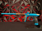 Used DLX Luxe X Paintball Gun - Dust Teal / Polished Gold