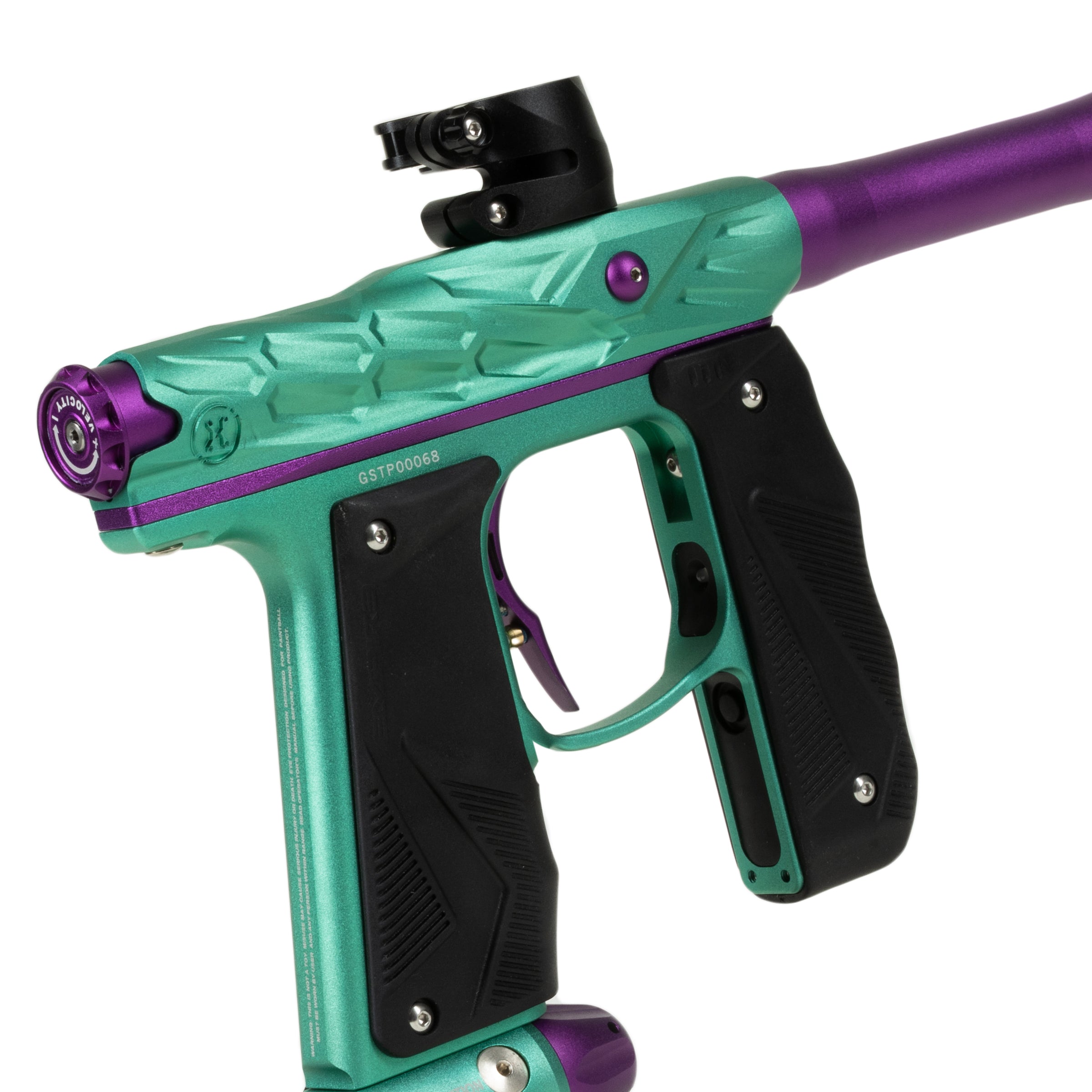 HK Army Hive Mini GS Paintball Gun - Teal/Purple