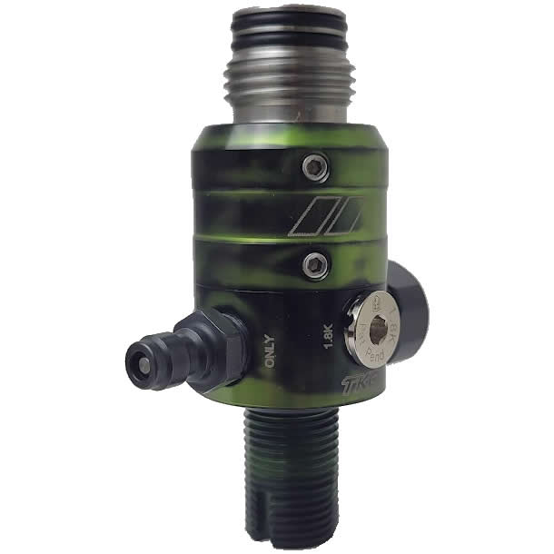 Powerhouse TKO Tank Regulator - Black/Green Acid Wash