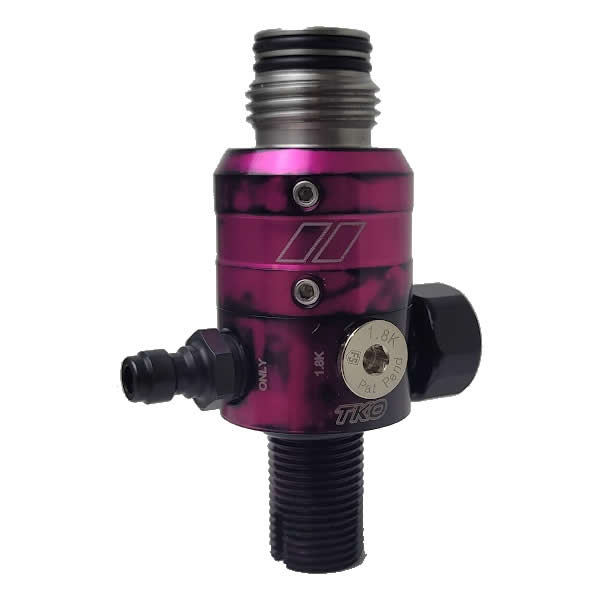 Powerhouse TKO Tank Regulator Black/Pink Acid Wash Punishers Paintball