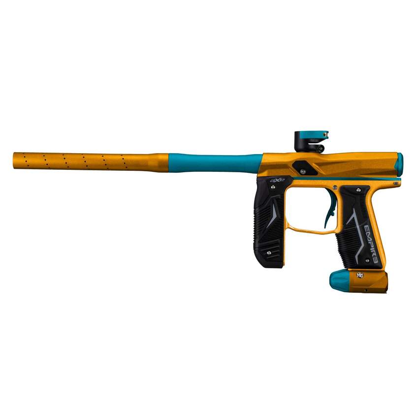 Empire Axe 2.0 Paintball Gun - Dust Orange / Aqua