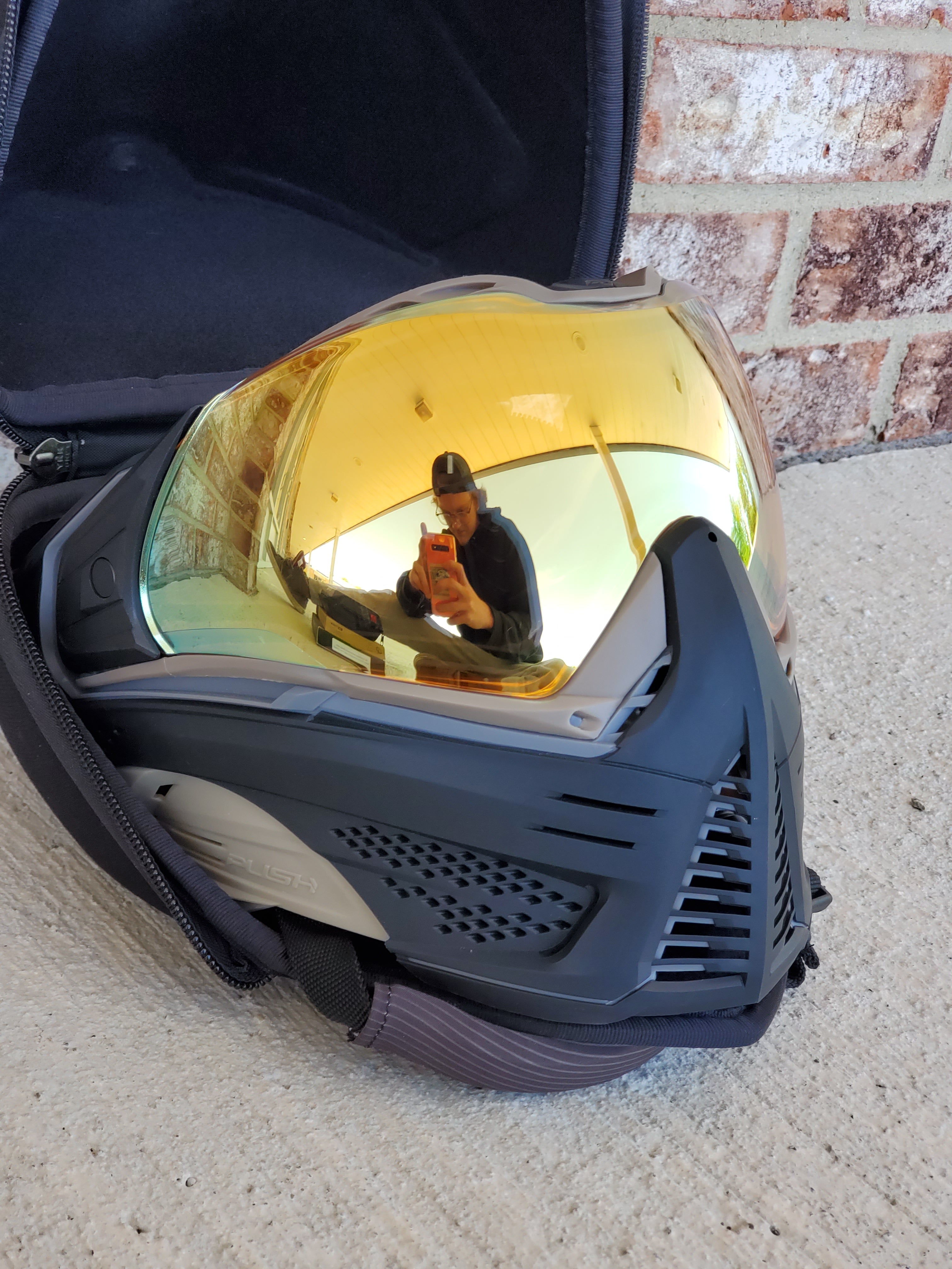 Used CK Push Unite Paintball Mask- Shelldrake