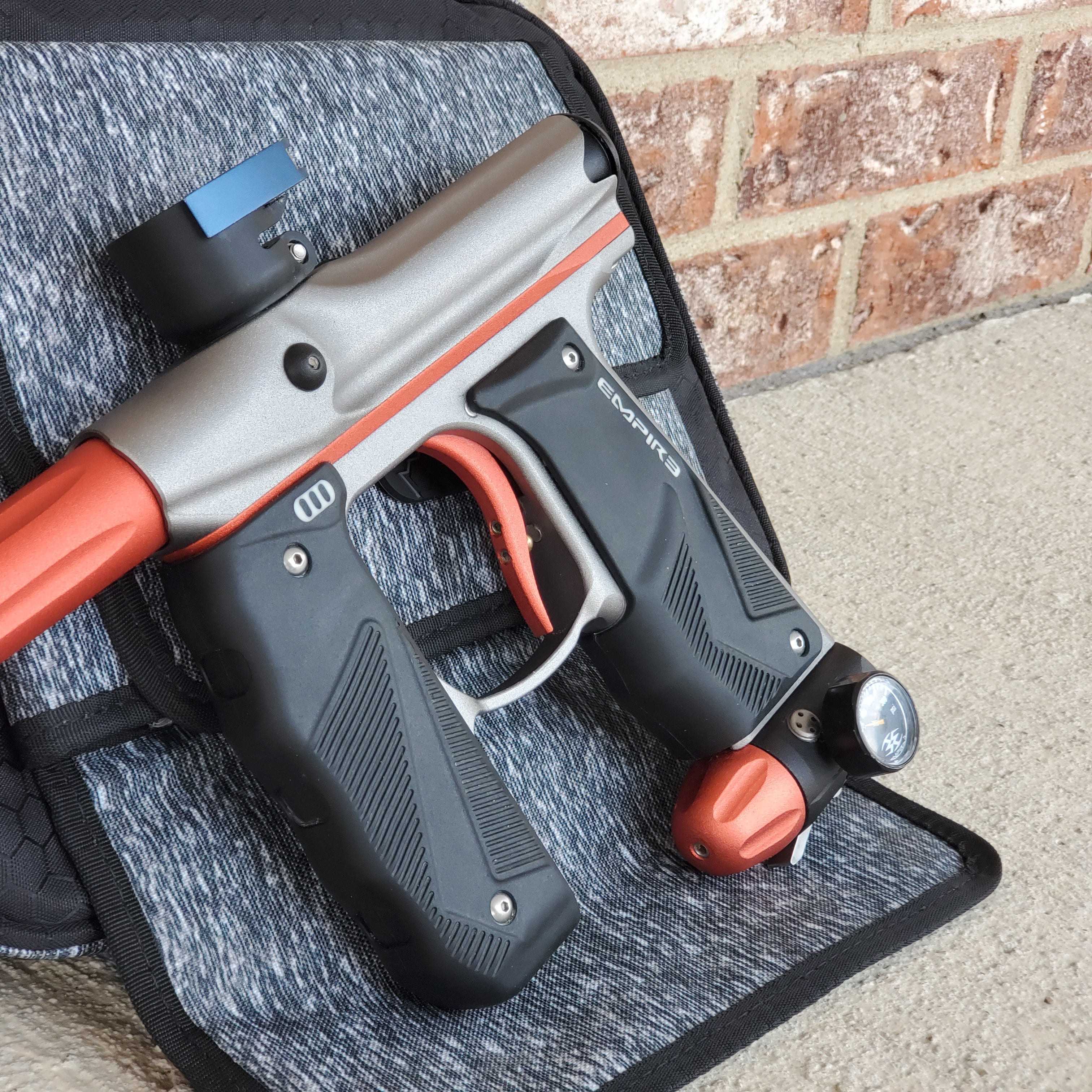 Used Empire Mini GS Paintball Gun- Grey/Orange