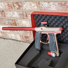 Used Empire Mini GS Paintball Gun- Bronze / Red