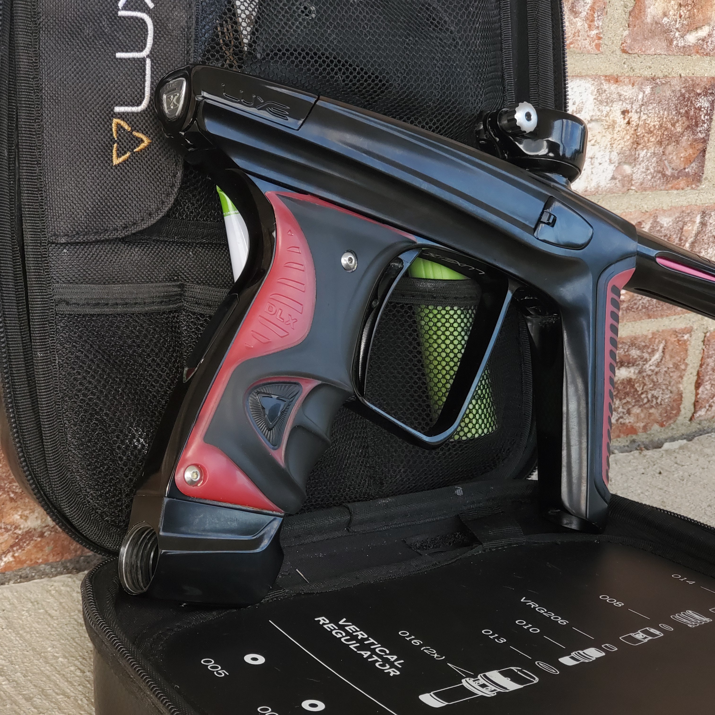 Used DLX Luxe X Paintball Gun - Black