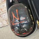 Used Ninja 48/4500 Paintball Tank- Black / Red Splash