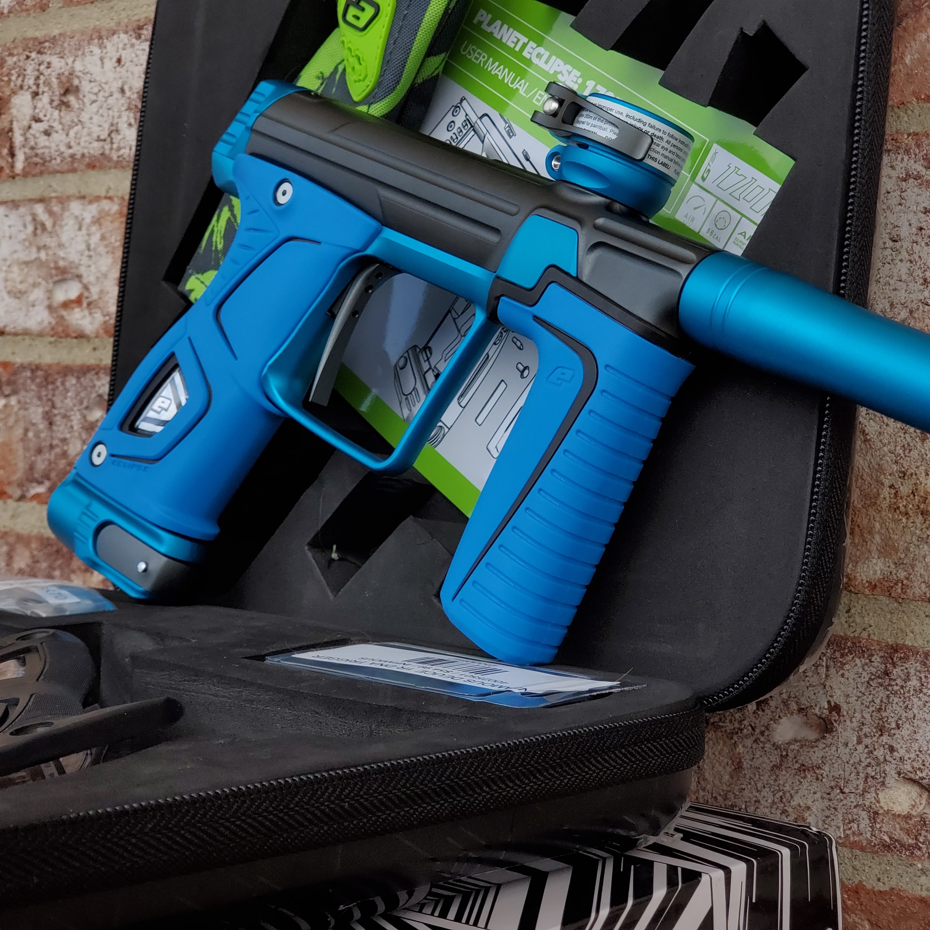 Used Planet Eclipse 170R Paintball Gun - Grey / Teal