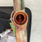 Used MacDev Clone 5 Paintball Gun - Red / Green Fire Fade