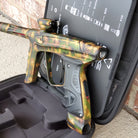 Used DLX Luxe X Paintball Gun - Acid Wash Forest Camo