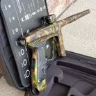 Used DLX Luxe X Paintball Gun - Acid Wash Forest Camo