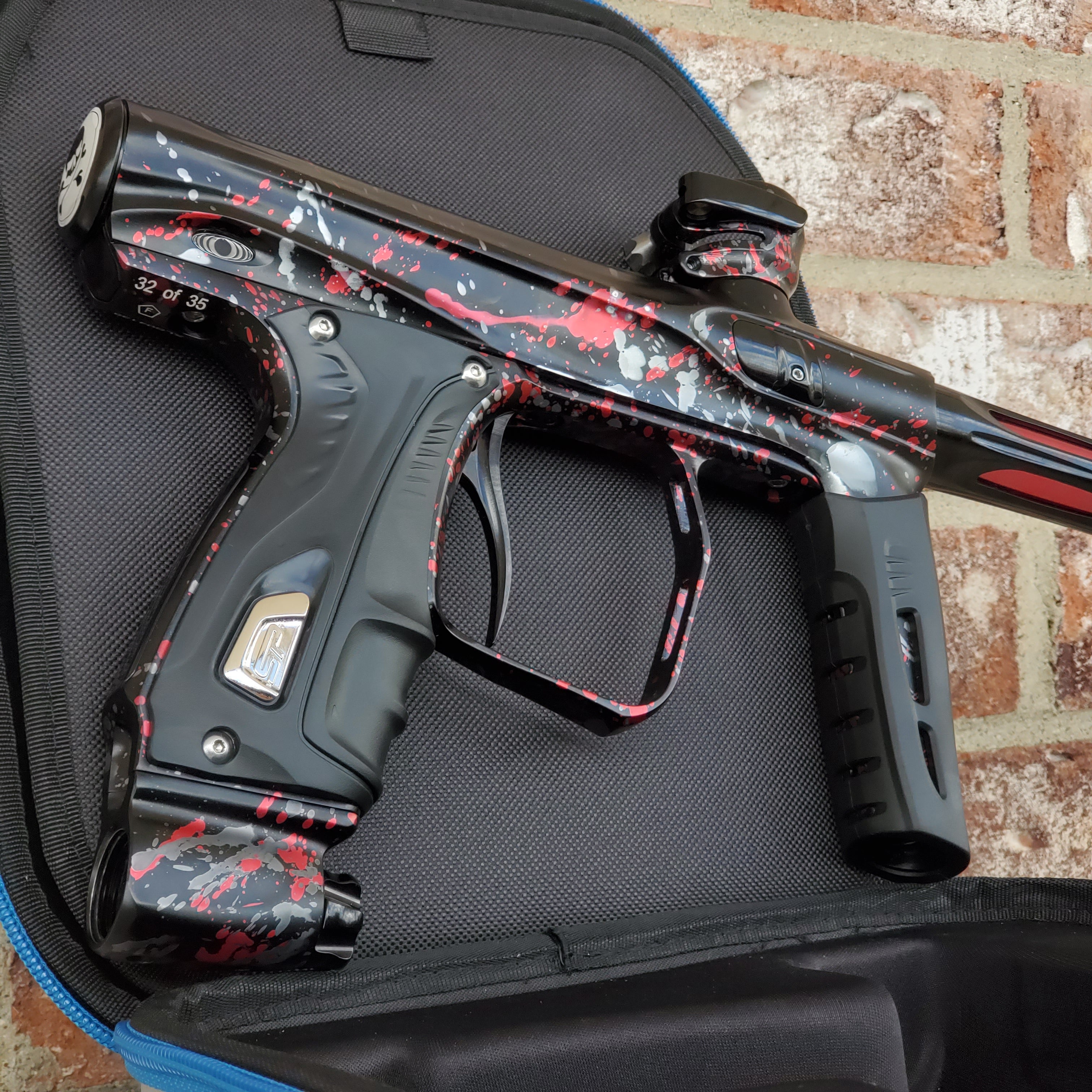 Used Shocker XLS Paintball Gun - Punishers Edition #32