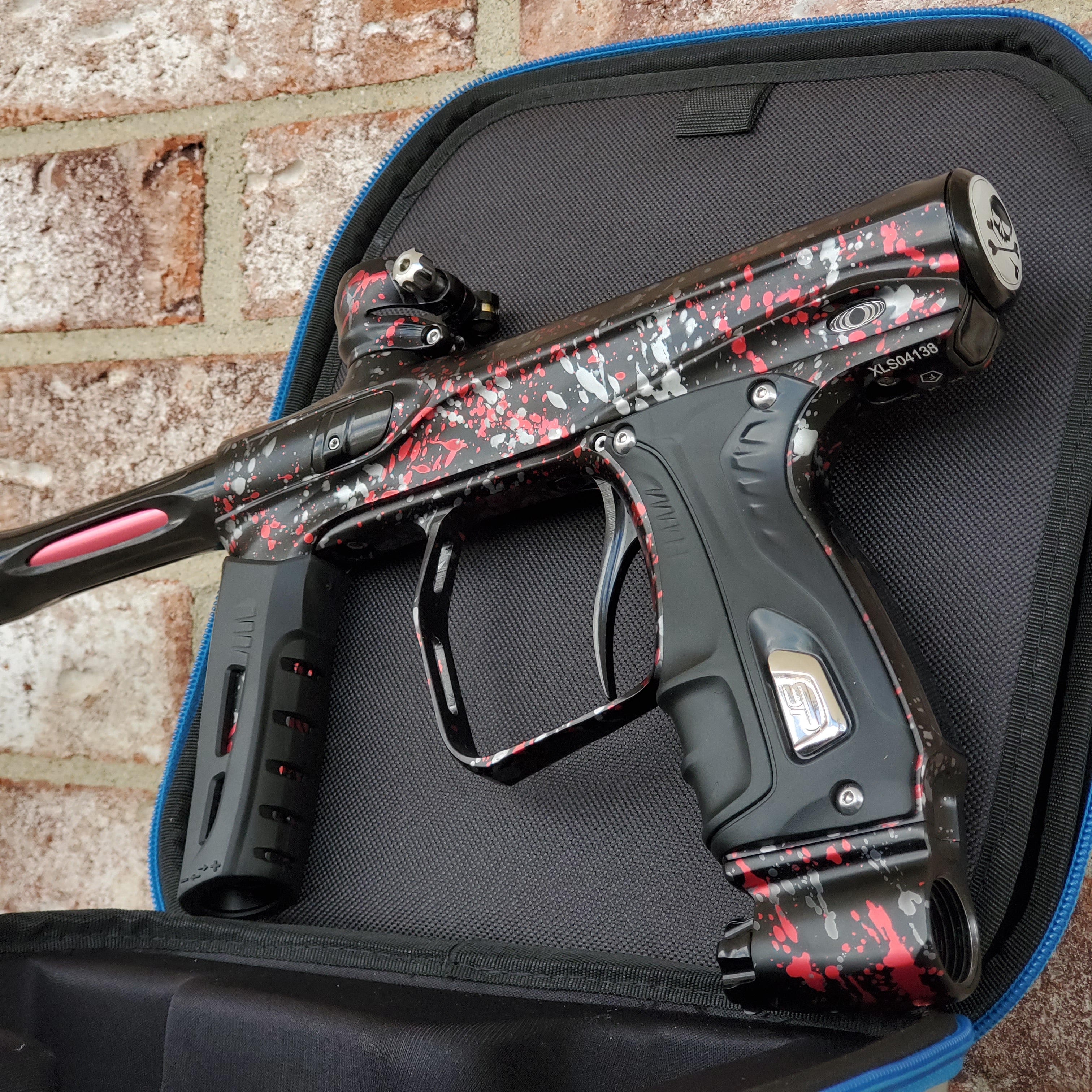 Used Shocker XLS Paintball Gun - Punishers Edition #32