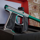 Used Empire Mini GS Paintball Gun- Silver / Aquamarine