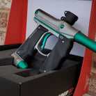 Used Empire Mini GS Paintball Gun- Silver / Aquamarine