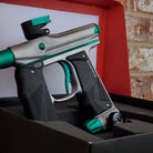 Used Empire Mini GS Paintball Gun- Silver / Aquamarine