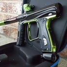 Used Shocker XLS Paintball Gun - Black / Green