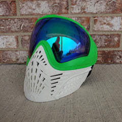 Used Vitue Vio Extend 2 Paintball Mask - Green / White