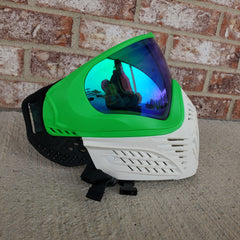 Used Vitue Vio Extend 2 Paintball Mask - Green / White