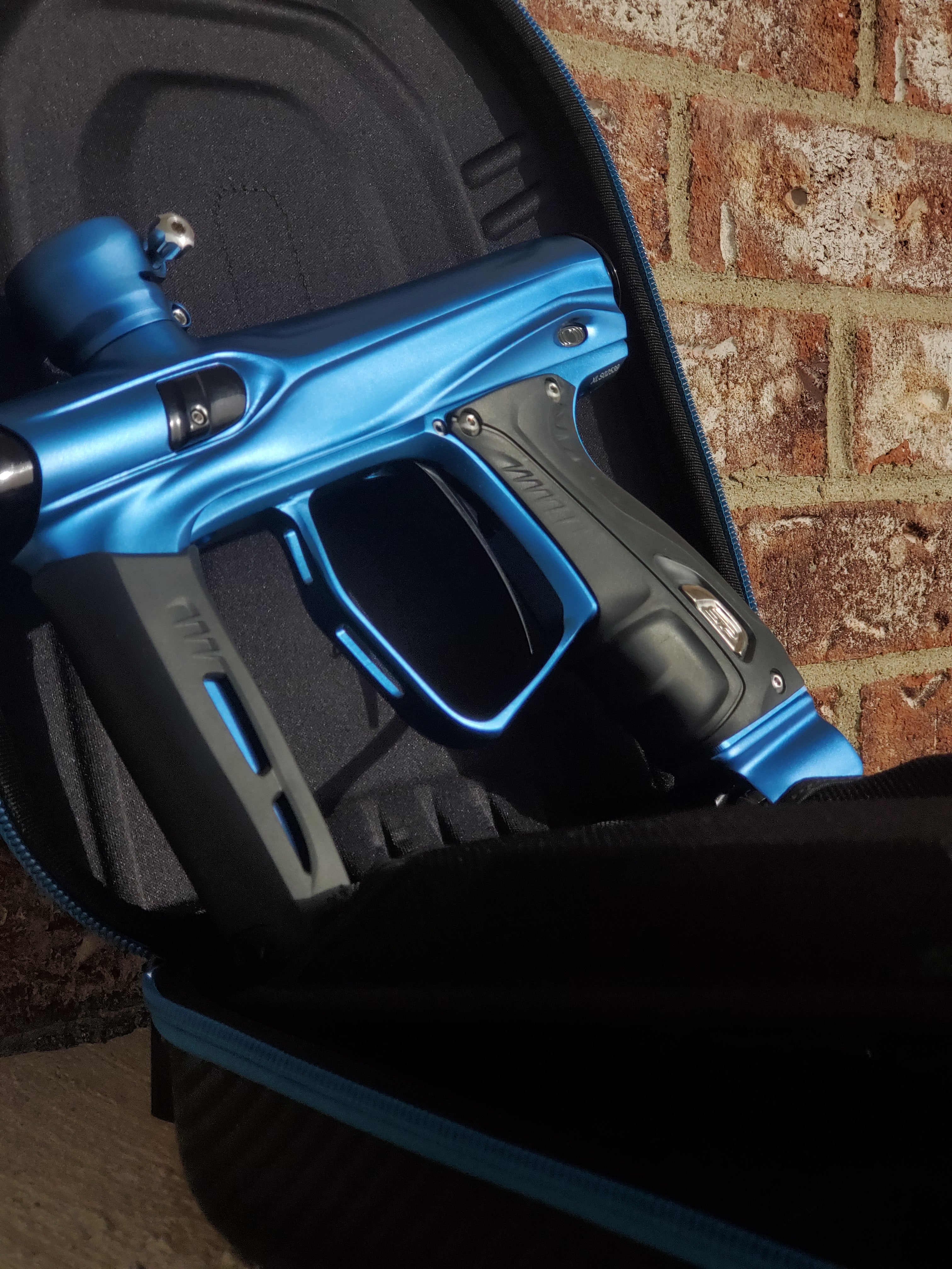 Used Shocker XLS Paintball Gun - Dust Blue