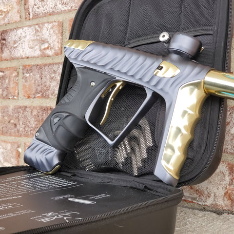 Used DLX HK Army Ripper Luxe X Paintball Gun - Pewter / Gold