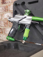 Used Planet Eclipse Etek Paintball Gun - Silver / Green