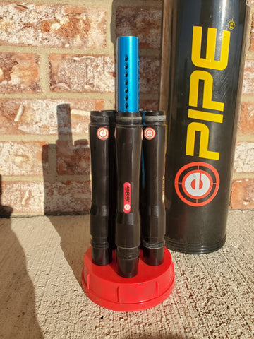 Used Evil Pipe Barrel Kit - Blue Fade - Autococker Thread
