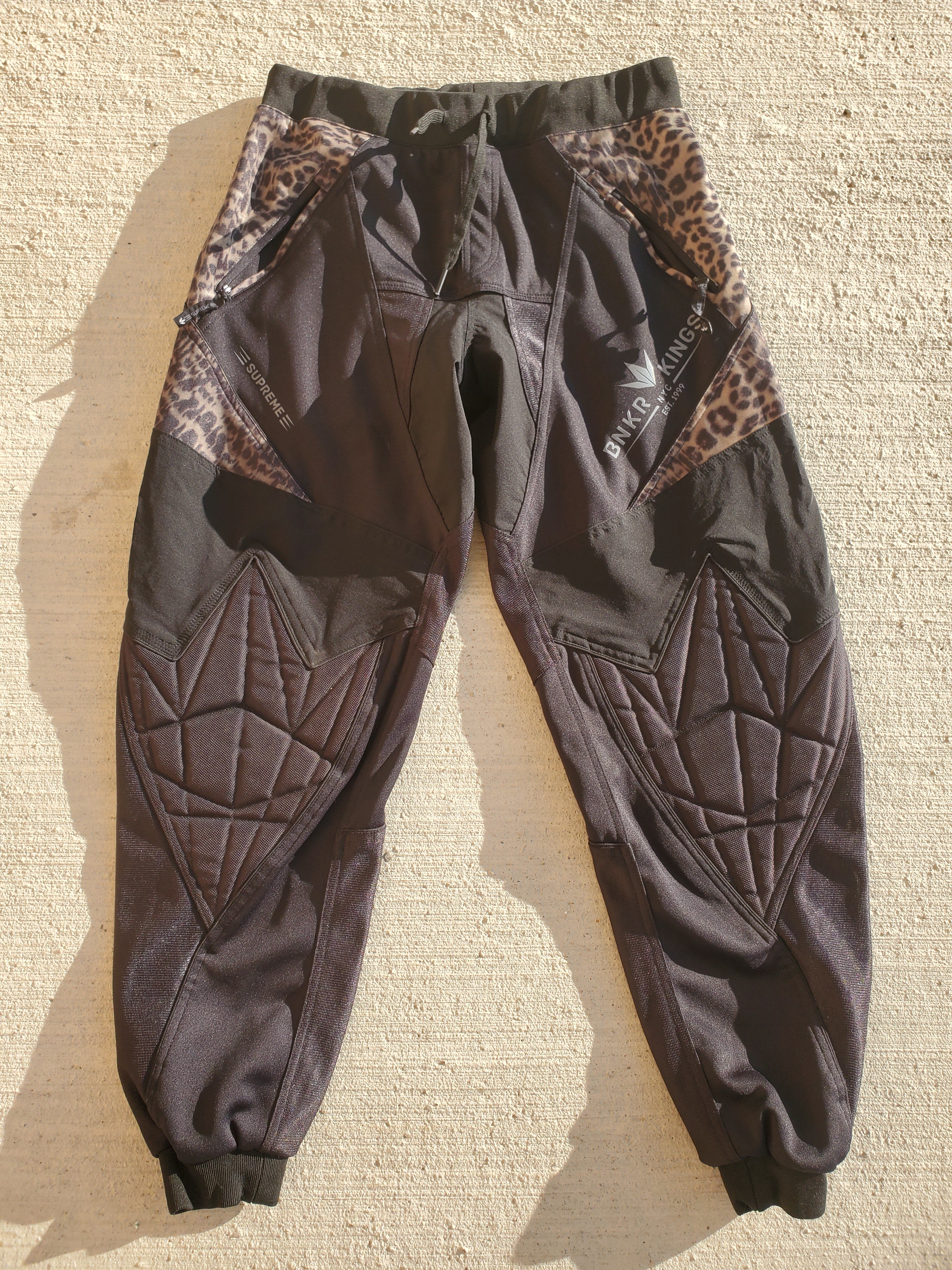 Used Bunker Kings Supreme Jogger Paintball Pants - 2XL - Cheetah