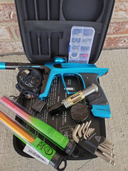 Used DLX Luxe X Paintball Gun - Teal / Black